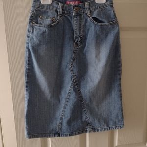 Girls jean skirt
